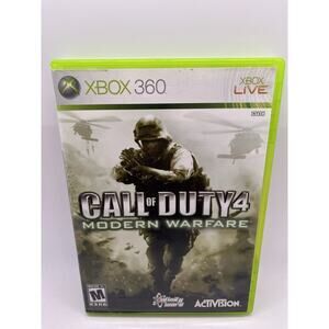 Call of Duty 4 Modern Warfare (Xbox 360, 2007) CIB Complete w/Manual Tested